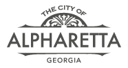 City of Alpharetta logo City of Alpharetta logo greyscale